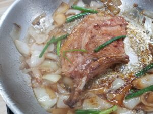 叉燒醬煎豬鞍架