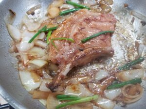 叉燒醬煎豬鞍架