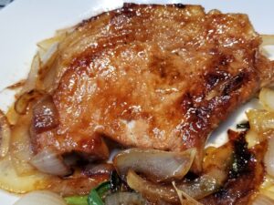 叉燒醬煎豬鞍架