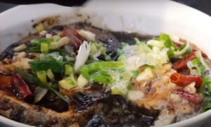 豉汁蒸銀鱈魚扒